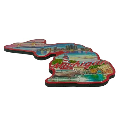 Imán Decorativo Michigan 2 pulgadas miniatura 2