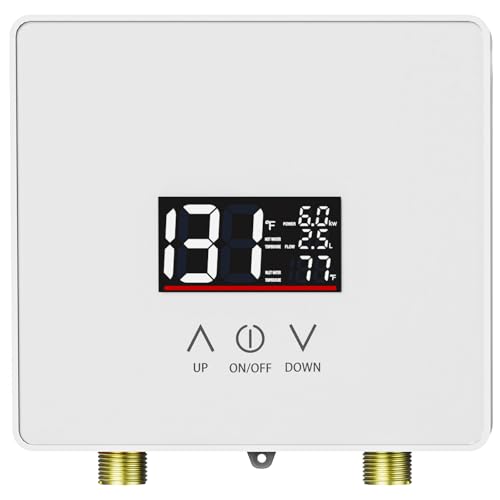 Tankless Electric Water Heater with Digital Touch Screen