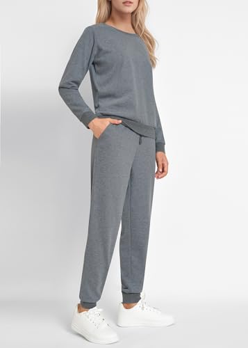 Weintee Women's Petite Jogging Set Pullover Sweatshirt and Sweatpants 2 Piece Sweatsuits2