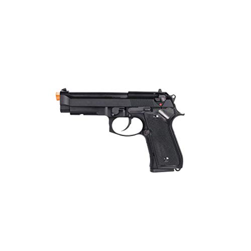 KWA M9 PTP 6mm 24rd Railed Frame Airsoft Gun, Black