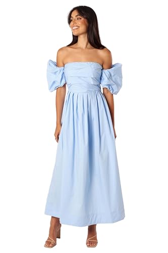 Petal & Pup Women's Solana Off Shoulder Midi Dress