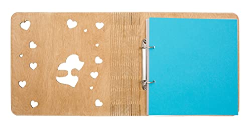 Fotoalbum zum Selbstgestalten, Massivholz Birke, 100 weiße Seiten, umweltfreundlich hergestellt. Schönste Erinnerungen… – Bild 4