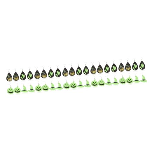 Boucles d'oreilles en cuir Halloween pour femmes : bijoux fantaisie suspendus en similicuir souple