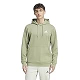 Adidas Sudadera con capucha de forro polar con logotipo grande para hombre, XXL