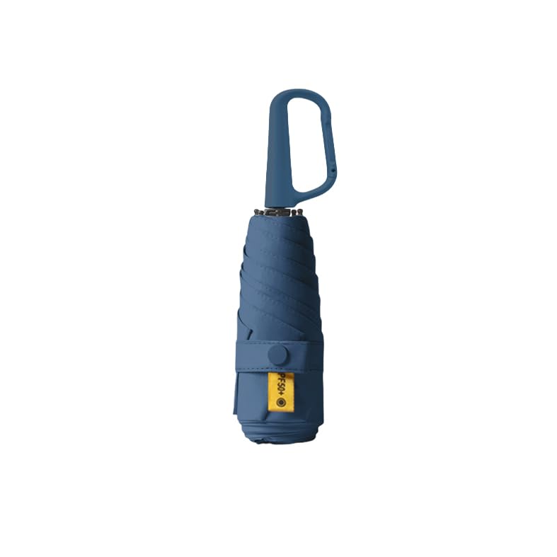 erised's bifrost Mini Ombrello Pieghevole da Viaggio per Donna e Uomo e Bambini/Piccolo Portatile Compatto/6 Stecche/UPF 50/Anti UV/Rivestimento Teflon/Sole Pioggia/Tascabile Borsa