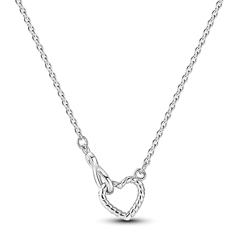 NARMO 925 Sterling Silver Necklace for Women Heart Pendant Necklace Moon Pendant Necklace Colorful Cubic Zirconia Pendant with Chain Necklace Various Dainty Necklaces for Women