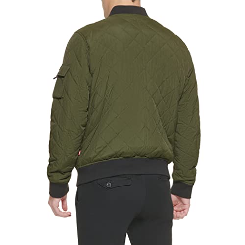 Levi's mens Men's Quilted Utility Bomber JacketCOAT3