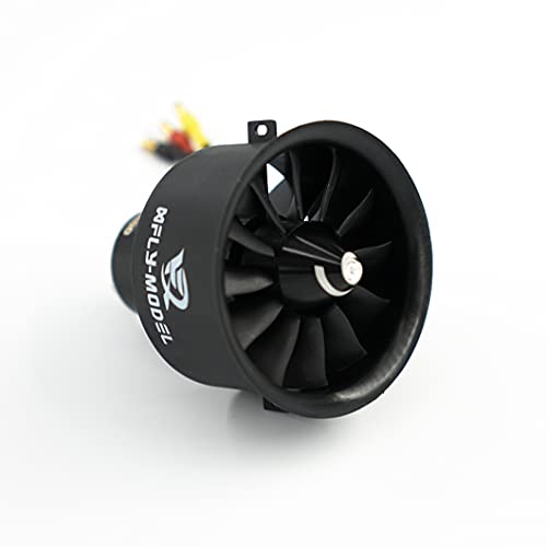 50mm 12 Blades EDF with 4S 2627-KV4600 Brushless Outrunner Motor Model Jet Aircraft