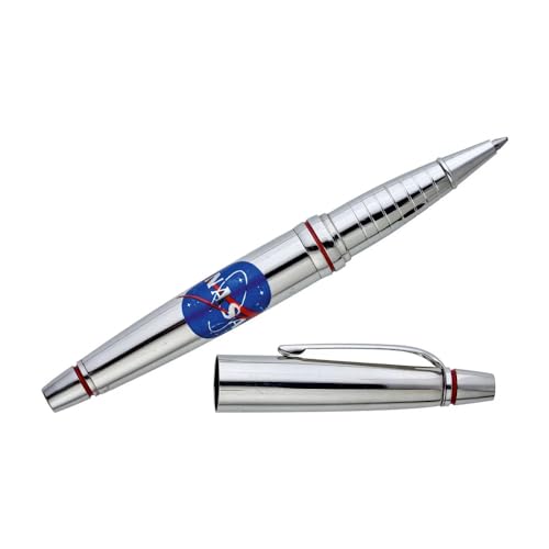 Image of Submarine 3005 Jupiter Premium Ball Pen, Chrome Finish Elegance, Original Approved NASA Logo, Anti - Gravity Black Ink Refill, Ideal Gift for him /her, Perfect for corporate gifting.