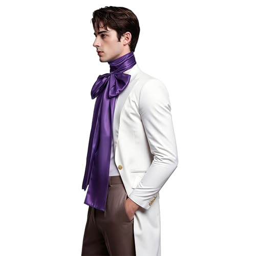 Image of COSDREAMER Mens Renaissance Scarf Jabot Cravat Costume Collar