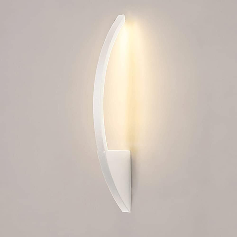 HCZKIUJY bracket light LED Bar Light Modern l Sconce Entrance Hallway l Light Fixture Black Long Strip Sconce Linear l Lamp Hardwired Farmhouse l Mounted for Bedroom Living Room Bedside (White-60CM)