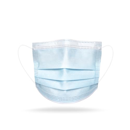Masc NFR03U-01K Mid-America Safety Corp Made-In-Usa, Blue Kid Size 3-Ply Face Mask cover