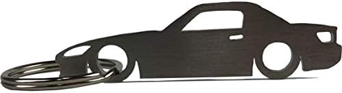 BoostnaticsBoostnatics Silhouette Keychain Keyring Compatible with Honda S2000 S2K Key Fob