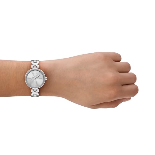 Image of Armani Exchange A|X Two-Hand Stainless Steel Watch for Women