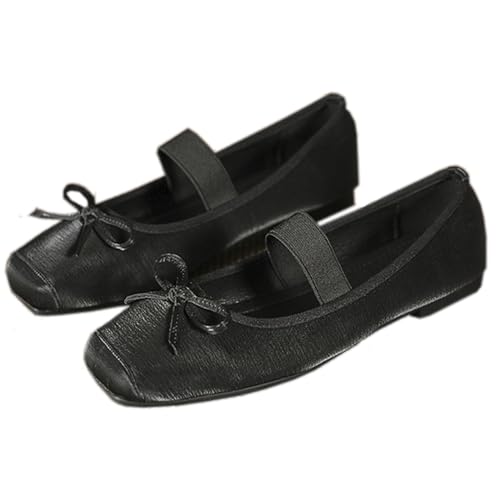 Elastic Strap Flats for Women Flats Mary Jane Shoes Women Dressy Casual Shoes