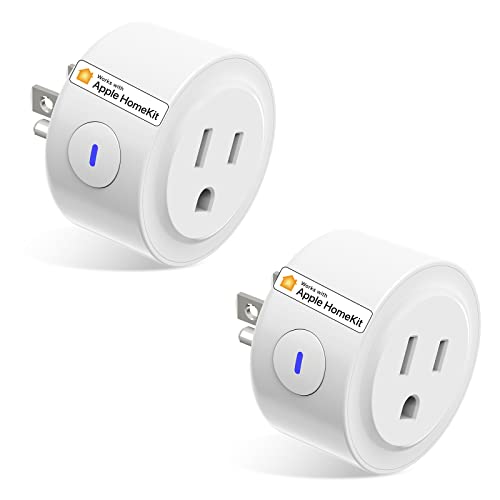 Smart Plug Apple Homekit, Homekit Smart Plugs Eightree, Wi-Fi Smart Outlets With App Remote Control And Timer Function, Work With Siri & Apple Home App, 2.4Ghz Wi-Fi Required, Ios Only, 10A, 2Pack #TOP3