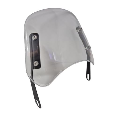 Deflettore per parabrezza per moto, universale, schermo trasparente per fari da 13 cm a 20 cm