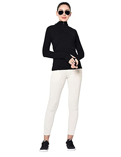 Image of SHARK TRIBE Solid Women High Neck