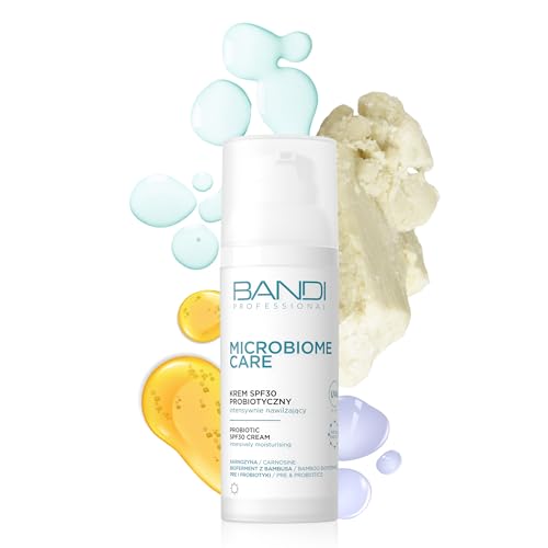 Bandi - Crema Facial Crema Probiotica Hidratante con Protección Solar Avanzada Probioticos y Biofermento de Bambú para Todo Tipo de Piel Hidratada para Uso Diario y Cuidado Completo de Piel