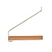 anaan Coordinate Design Porte Manteau Murale en Bois Penderie à vêtement Patère Crochet muraux Tringle à vêtements Laiton Décoratif Moderne 22cm (Hêtre)