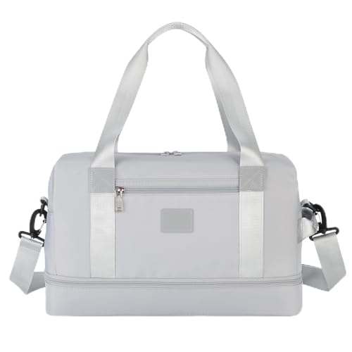 Ryanair - Bolsa de cabina de 40 x 20 x 25 pulgadas para debajo del asiento, bolsa de mano para equipaje de mano, bolsa de fin de semana, bolsas de noche para mujer, gris