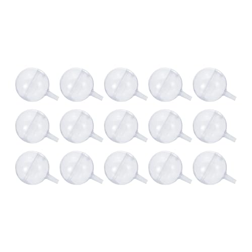 PATIKIL Clear Chocolate Box Holder, 15Pack Acrylic Round Chocolate Covers Flower Packaging Support Rack for Valentine's Day Birthday Wedding