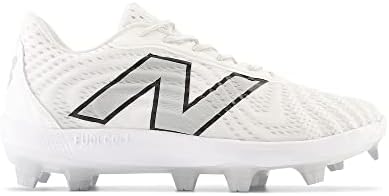New Balance Men's FuelCell 4040 V7 Molded Baseball Shoe, Optic White/Rain Cloud, 10.5 | Image 2