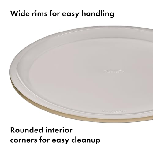 Image of OXO Good Grips Non-Stick Pro Ceramic Coated Metal Bakeware 15 inch Pizza Pan - Biscuit