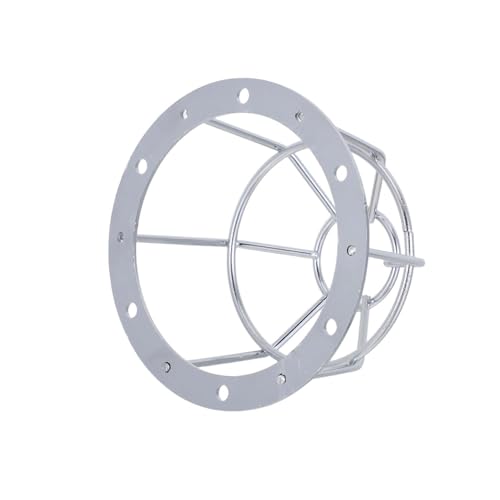 Hohopeti Cubierta Protectora Metálica para Sensor de Humo de 75 Mm, Resistente a Impactos y Altas Temperaturas, Protector de Detector para Seguridad contra Incendios en Hogar y Oficina