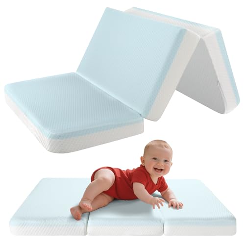 3'' Waterproof Standard Crib Mattress Trifold