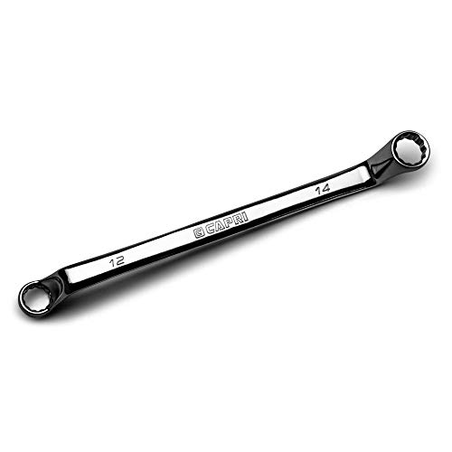 Image of Capri Tools 12 x 14 mm 75-Degree Deep Offset Double Box End Wrench