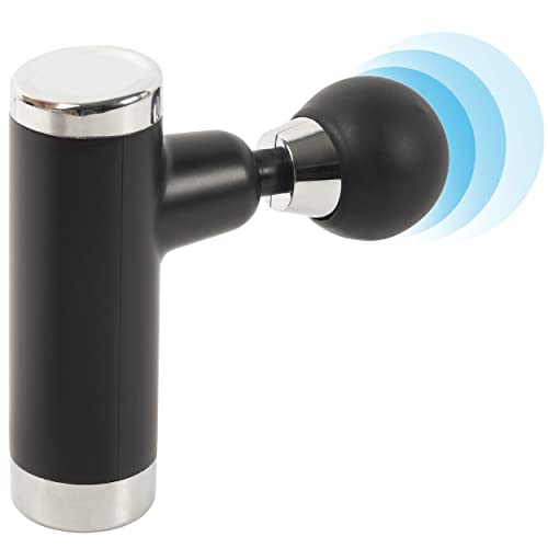 Silvergear® Pistolet de Massage Musculaire | Massage Gun Pour Soulager Douleurs et Raideurs Musculaires | Portable Masseur électrique sans Fil | Masseur de Muscle Profonds | Noir Cover