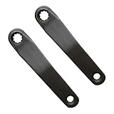 SANRLO 1 par de bielas de brazo para bicicleta eléctrica, motor de accionamiento medio, izquierdo y derecho, accesorios esenciales