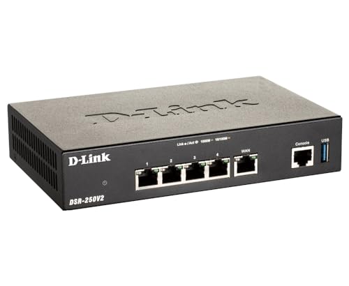 D-Link DSR-250V2 Unified Services Vpn Router thumb #1
