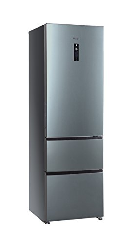 Haier Réfrigérateur/Congélateur A2FE735CFJ - Efficacité énergétique A++ - Hauteur : 190 cm - Capacité : 347 l - Tiroirs de congélation 3D - Aspect...