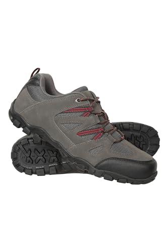 Mountain Warehouse Outdoor Mens Walking Shoes - Suede Mesh Upper Footwear, Cushioned EVA Footbed,...