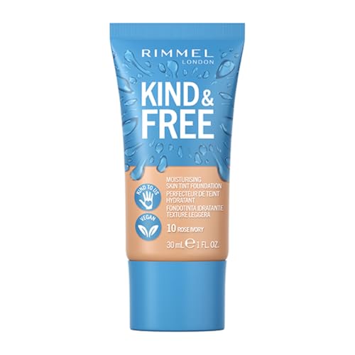 Rimmel Kind + Free Moisturising Skin Tint Foundation Rose Ivory 10