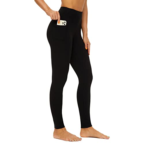AMYTIS Legging de Sport Femme Pantalon de Yoga avec Poches Yoga Fitness Gym Taille Haute Leggings pour Femmes Cover