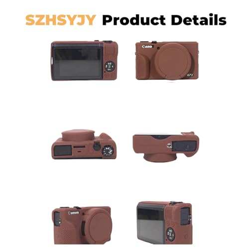 Funda de silicona para Canon Powershot G7 X Mark III miniatura 4