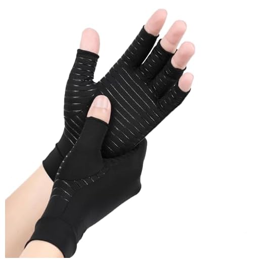 2 pares de guantes de osteoartritis con cobre, guantes de compresión reumatismo sin dedos, guantes de artriti gaming, tendinitis Alivio del dolor reumático, RSI, síndrome del túnel carpiano (L)