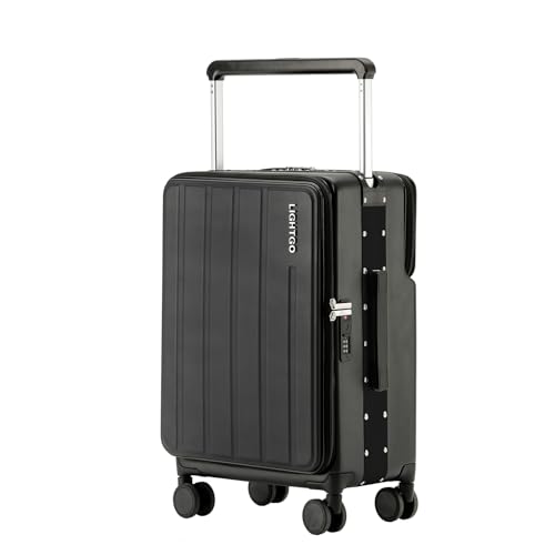 LIGHTGO 23kg Dual-Opening Luggage 24-inch Black