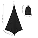 OUUTMEE Speaker Stand Covers，2 Pack Floor Speaker Tripod Scrim Cover