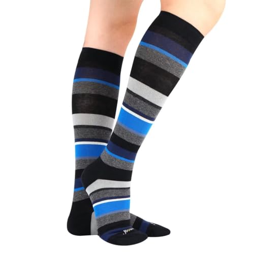 Image of ja vie Women & Men Comfy 75% Merino Wool Compression Socks 15-20mmHg Extra Soft
