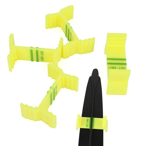 AMEYXGS Recurve Bow Limbs Center Line Adjustment Module Calibration Detector Recurve Bow Limb Gauges Black Center Shot Alignment (Yellow)