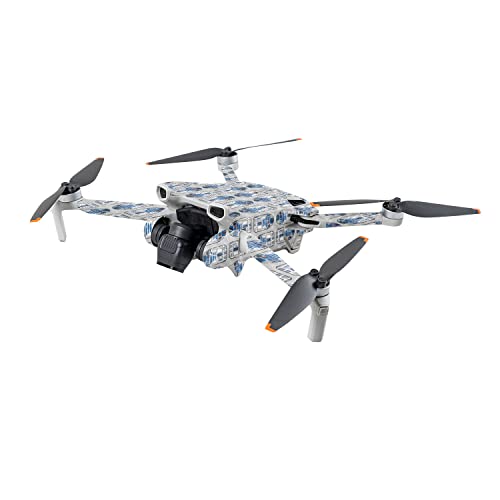 Image of MightySkins Carbon Fiber Skin Compatible with DJI Mini 3 - Galaxy Bots | Protective, Durable Textured Carbon Fiber Finish | Easy to Apply | Made in The USA