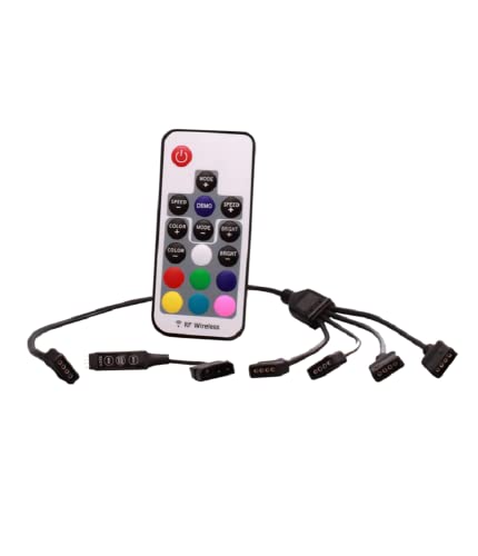Xilence Contrôleur RGB 12V 4 Ports avec télécommande Cover