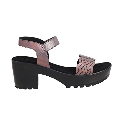 Metro Women Block Heel Sandal - Image 3