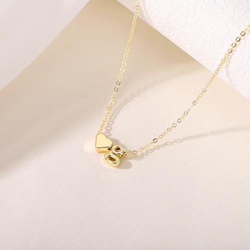 Flower Girl Proposal Gift Initial A-Z Letter Necklace Cute for Little Girls Wedding & Bridal Shower2