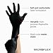 Ansell MICROFLEX Black Dragon BD-100L Heavy Duty 6.7 mil Latex Exam Gloves for Automotive, Food, Life Sciences, Healthcare, Size 10 (XL), Black (Case of 2000)