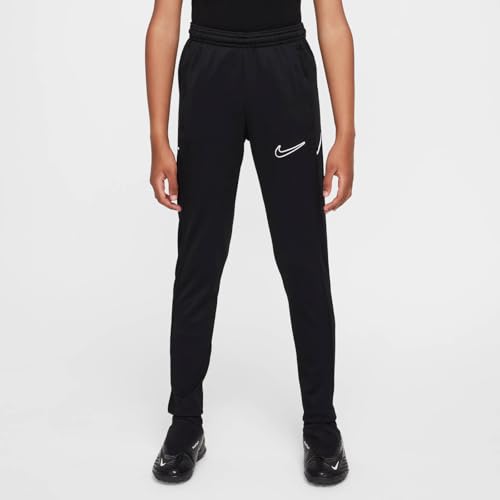 Nike Academy Big Kids' Dri-FIT Soccer Pants (HJ3720-010, Black/Black/White)2